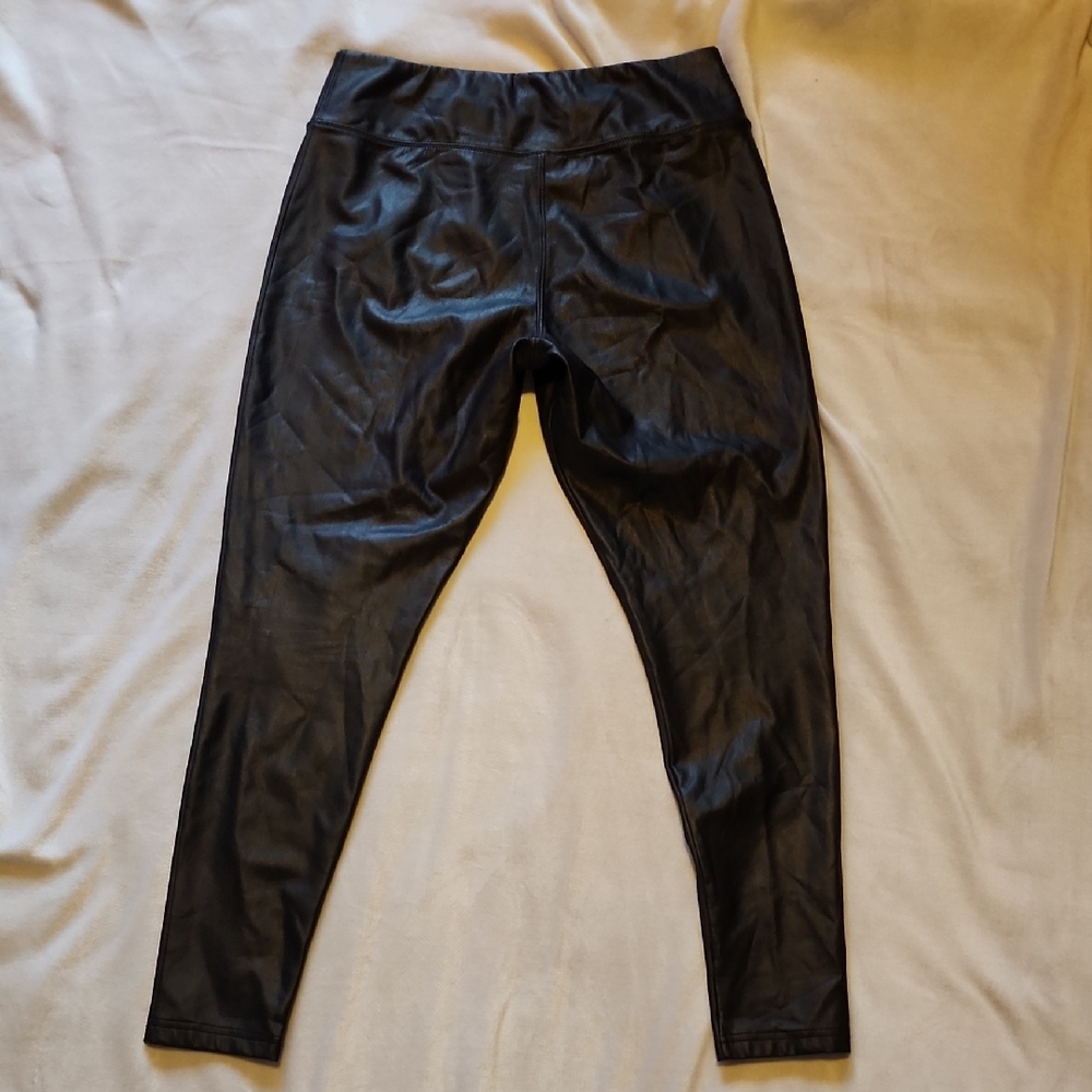 Nordstrom Black Faux Leather Leggings